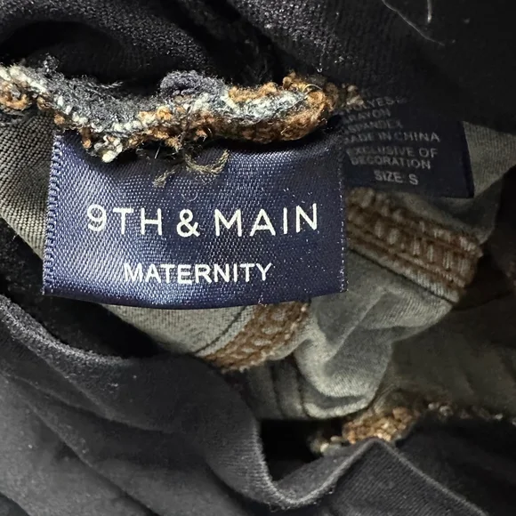 Women's 9th & Main Maternity Ankle & Cropped Skinny Jeans Size Small Blue - Picture 6 of 10